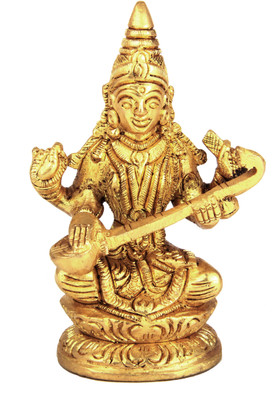 20% OFF on Adaa Brass - Goddess Saraswathi Statue Showpiece - 9.398000000000001 cm 20% OFF on Adaa Brass - Goddess Saraswathi Statue Showpiece - 9.398000000000001 cm