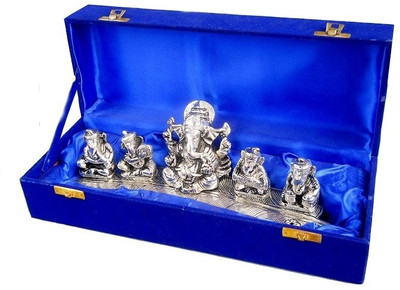 19% OFF on Metallic Kreationz Lord Ganesha Showpiece - 11 cm 19% OFF on Metallic Kreationz Lord Ganesha Showpiece - 11 cm