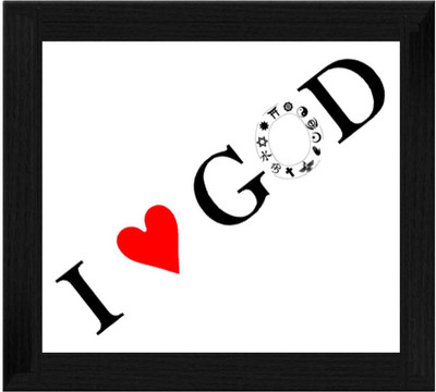 44% OFF on Ellicon B121 I Love God Showpiece - 19.5 cm