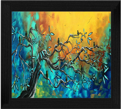 44% OFF on Ellicon B18 Bird Painting Frame Showpiece - 19.5 cm