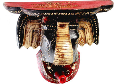 50% OFF on Aapno Rajasthan Red And Black Elephant Head Wall Mount With Hook Showpiece - 27.94 cm 50% OFF on Aapno Rajasthan Red And Black Elephant Head Wall Mount With Hook Showpiece - 27.94 cm