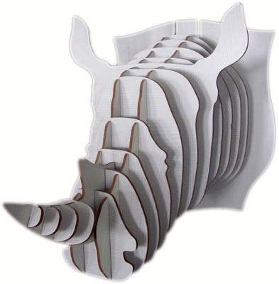 50% OFF on Panache Animal Head AH003-White2 Showpiece - 80 cm