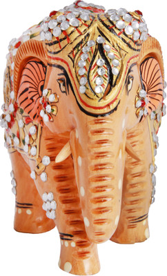 38% OFF on Adaa Whitewood - Gem Stone Elephant (Height 4 Inches) Showpiece - 10.16 cm 38% OFF on Adaa Whitewood - Gem Stone Elephant (Height 4 Inches) Showpiece - 10.16 cm