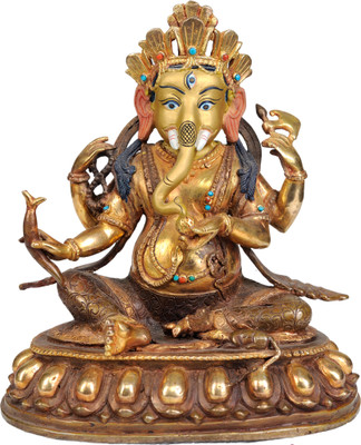 20% OFF on Exotic India Lord Ganesha Holding a Radish Showpiece - 16.51 cm 20% OFF on Exotic India Lord Ganesha Holding a Radish Showpiece - 16.51 cm