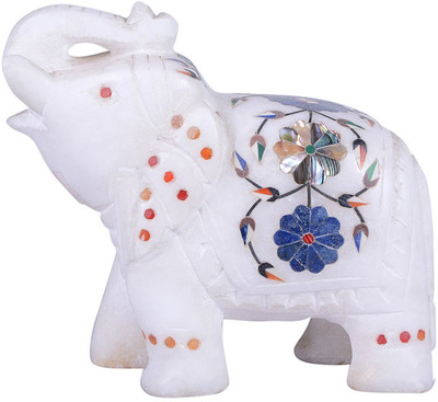 77% OFF on Anshul Fashion Inlay Pattern Marble Elephant Showpiece - 7.5 cm 77% OFF on Anshul Fashion Inlay Pattern Marble Elephant Showpiece - 7.5 cm