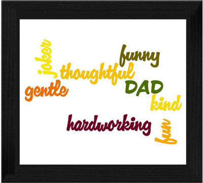 44% OFF on Ellicon B391 Dad Words Showpiece - 19.5 cm