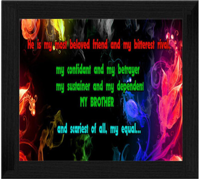 44% OFF on Ellicon B427 I Love Brother Showpiece - 19.5 cm