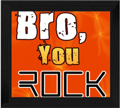 44% OFF on Ellicon B435 Bro You Rock Showpiece - 19.5 cm