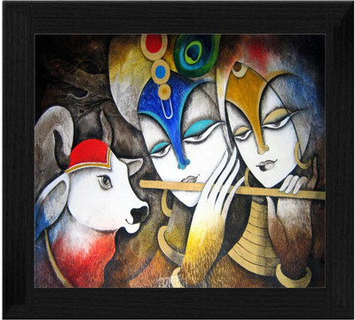 44% OFF on Ellicon B42 Radha Krishna Painting Showpiece - 19.5 cm