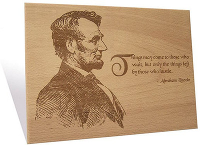 Engrave Abraham Lincoln Quote Plaque Medium Showpiece - 30 cm Engrave Abraham Lincoln Quote Plaque Medium Showpiece - 30 cm