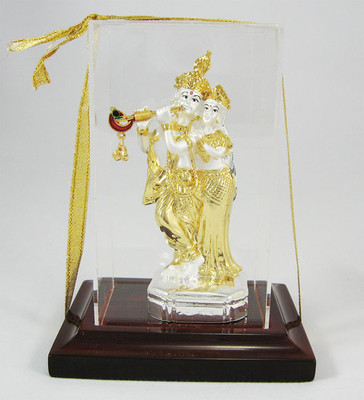 53% OFF on IndiaBuye Radhe Krishna with Dome Showpiece - 14 cm 53% OFF on IndiaBuye Radhe Krishna with Dome Showpiece - 14 cm