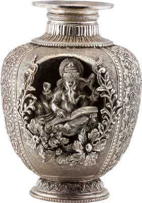 33% OFF on Prachin S/G Ganesha Matka W/Stand Showpiece - 31 cm 33% OFF on Prachin S/G Ganesha Matka W/Stand Showpiece - 31 cm