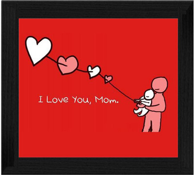 44% OFF on Ellicon B305 I Love You Mom Showpiece - 19.5 cm