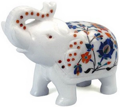 2% OFF on Anshul fashion Royal White Colour Marble Elephant Showpiece - 20 cm 2% OFF on Anshul fashion Royal White Colour Marble Elephant Showpiece - 20 cm