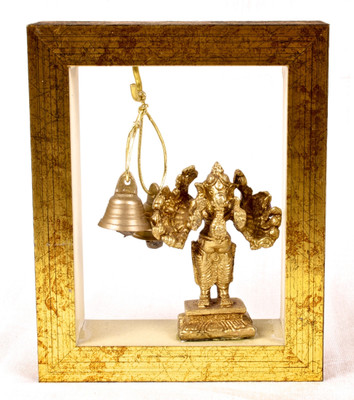 7% OFF on The Nodding Head Lord Temple Ganesha with 10 Hands & Bells Showpiece - 15 cm 7% OFF on The Nodding Head Lord Temple Ganesha with 10 Hands & Bells Showpiece - 15 cm