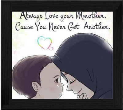 44% OFF on Ellicon B347 Sweet Mother Quotes Showpiece - 19.5 cm