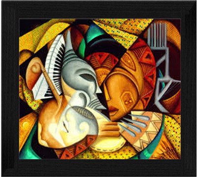 44% OFF on Ellicon B87 Abstract Painting Showpiece - 19.5 cm