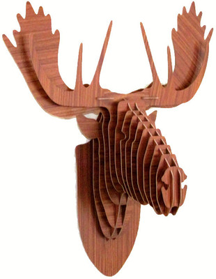 37% OFF on Panache Animal Head AH004-Brown Showpiece - 80 cm