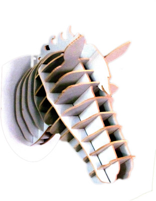 37% OFF on Panache Animal Head AH009-White2 Showpiece - 80 cm