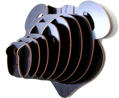 37% OFF on Panache Animal Head AH002-Black2 Showpiece - 80 cm