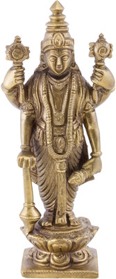 33% OFF on Prachin Bnz Vishnu Standing Showpiece - 16 cm
