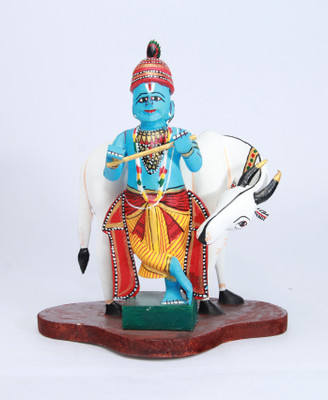 19% OFF on Adaa Kondapalli - Sri Krishna with Cow Statue Showpiece - 18 cm 19% OFF on Adaa Kondapalli - Sri Krishna with Cow Statue Showpiece - 18 cm