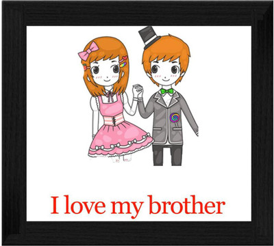 44% OFF on Ellicon B421 I Love My Brother Showpiece - 19.5 cm