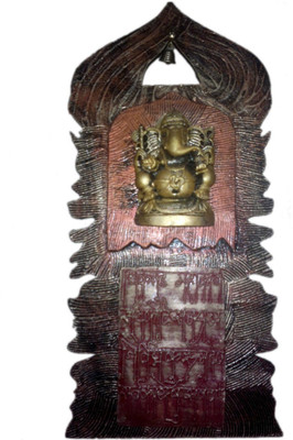 82% OFF on Krafthub Ganesha With Mantra On Plate Having Designer Cuts Showpiece - 53 cm 82% OFF on Krafthub Ganesha With Mantra On Plate Having Designer Cuts Showpiece - 53 cm
