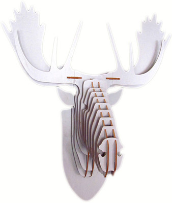 50% OFF on Panache Animal Head AH004-White2 Showpiece - 80 cm