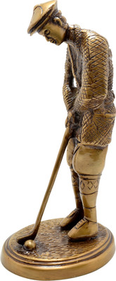 56% OFF on Handecor Golfer Figurine Golden Showpiece - 20 cm 56% OFF on Handecor Golfer Figurine Golden Showpiece - 20 cm
