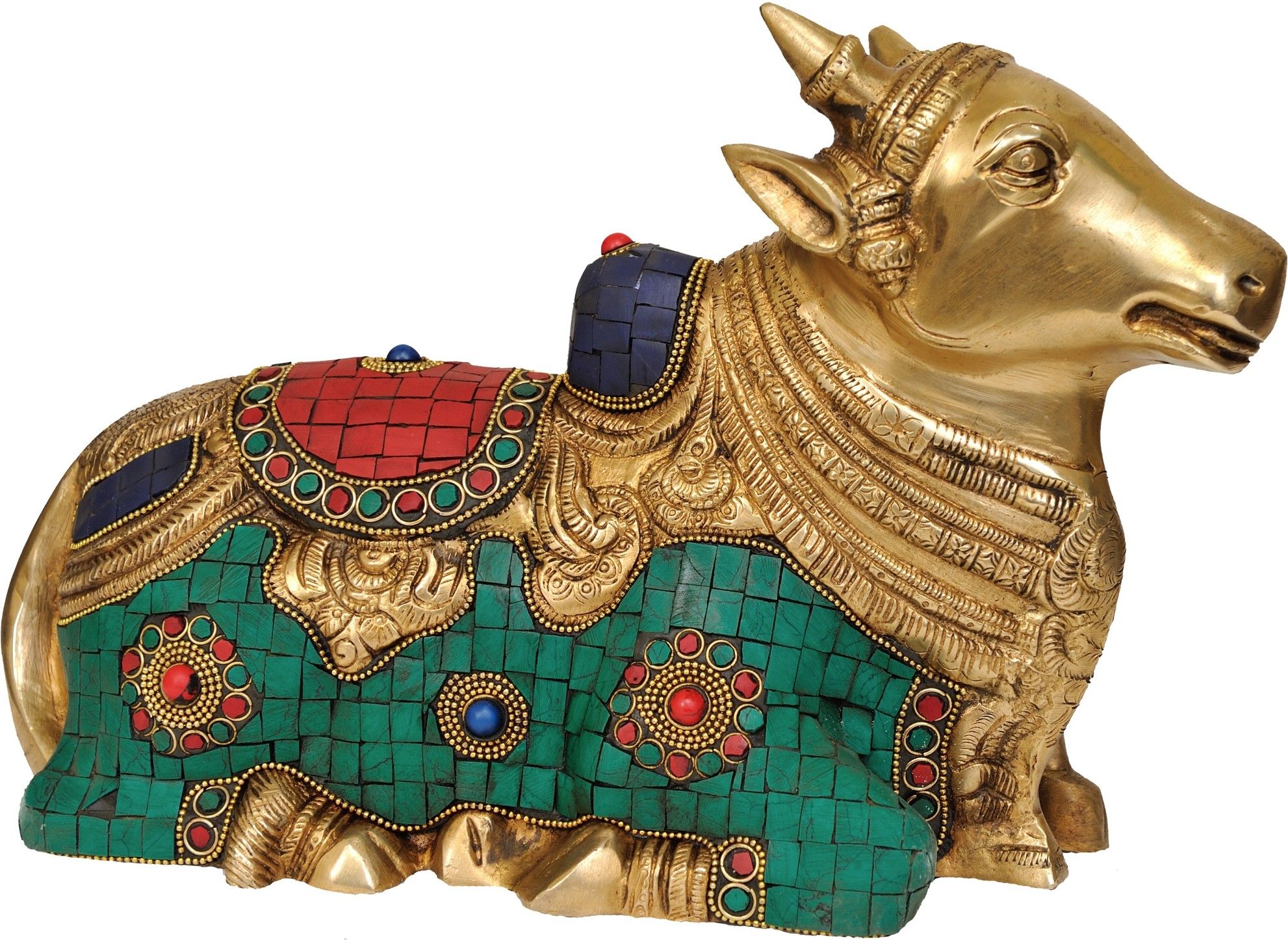 20% OFF on Exotic India Inlay Nandi Showpiece - 20.32 cm 20% OFF on Exotic India Inlay Nandi Showpiece - 20.32 cm