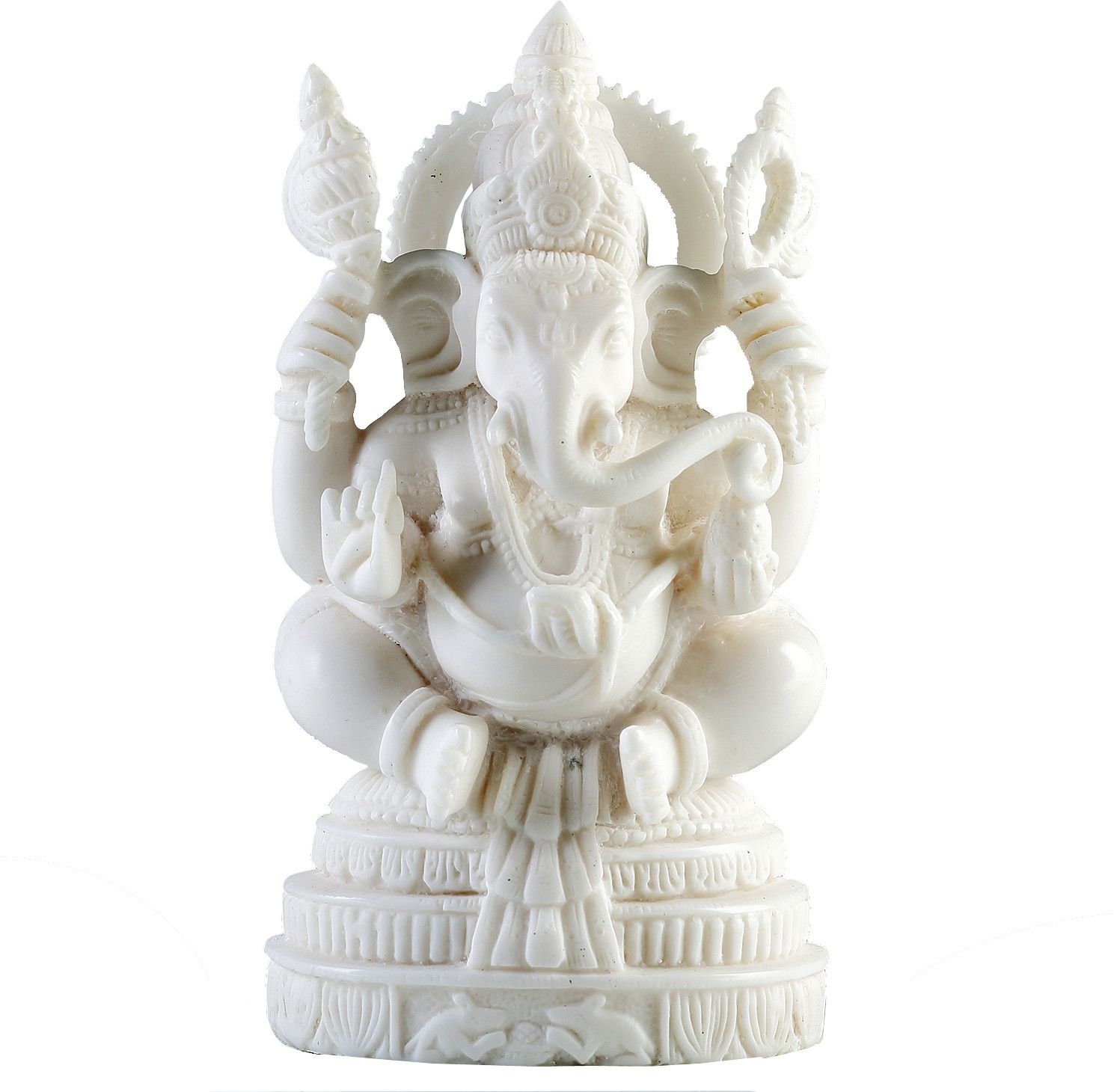 17% OFF on Aapno Rajasthan Pure White Marble Tryakshara Ganapati Statute Showpiece - 7.62 cm 17% OFF on Aapno Rajasthan Pure White Marble Tryakshara Ganapati Statute Showpiece - 7.62 cm
