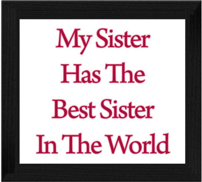 44% OFF on Ellicon B505 Best Sister In The World Showpiece - 19.5 cm 44% OFF on Ellicon B505 Best Sister In The World Showpiece - 19.5 cm