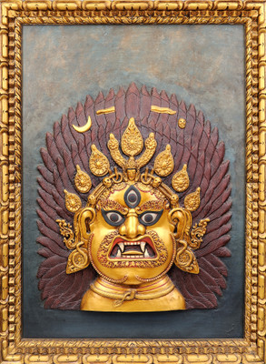 20% OFF on Exotic India Mahakala (Framed Wall Hanging) Showpiece - 5.08 cm 20% OFF on Exotic India Mahakala (Framed Wall Hanging) Showpiece - 5.08 cm