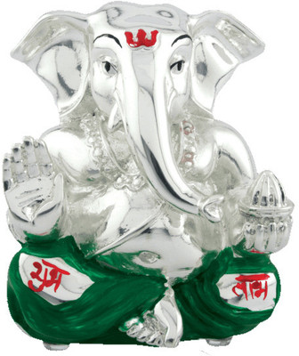 54% OFF on IndiaBuye Ganesha Murti Showpiece - 5.5 cm