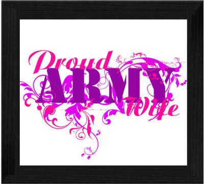 44% OFF on Ellicon B642 Proud Army Wife Showpiece - 19.5 cm