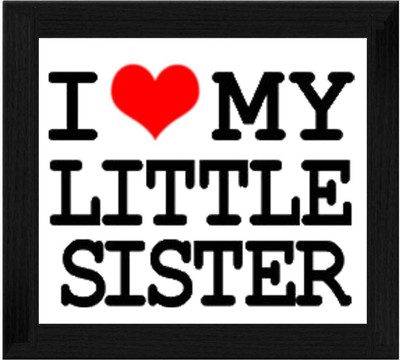 44% OFF on Ellicon B163 I Love My Little Sister Showpiece - 19.5 cm