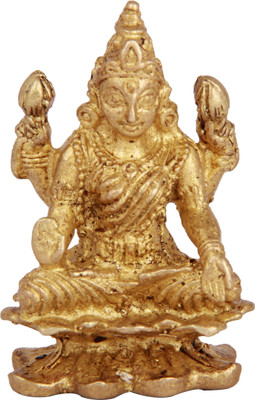 1% OFF on Adaa Brass - Sculpture of Goddess Lakshmi Sitting on Lotus Showpiece - 5.08 cm 1% OFF on Adaa Brass - Sculpture of Goddess Lakshmi Sitting on Lotus Showpiece - 5.08 cm