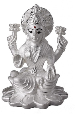 31% OFF on Taraash 999 Silver Lakshmiji Idol - GI1370F Showpiece - 6 cm Silver, Silver 31% OFF on Taraash 999 Silver Lakshmiji Idol - GI1370F Showpiece - 6 cm Silver, Silver
