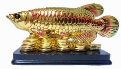 29% OFF on Vastughar Feng Shui Arowana Fish On Lucky Coins In Golden Color For Prosperity And Luck Showpiece - 6.2 cm 29% OFF on Vastughar Feng Shui Arowana Fish On Lucky Coins In Golden Color For Prosperity And Luck Showpiece - 6.2 cm