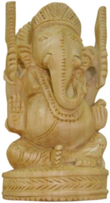 27% OFF on Shoppingatara Hand Carved Charbhuja Ganesh Showpiece - 10 cm 27% OFF on Shoppingatara Hand Carved Charbhuja Ganesh Showpiece - 10 cm