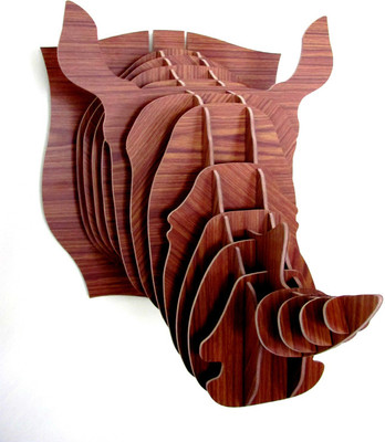 37% OFF on Panache Animal Head AH003-Brown Showpiece - 80 cm