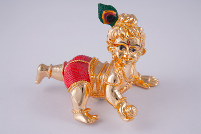 7% OFF on Goldmart Bal krishna Showpiece - 7.62 Cm 7% OFF on Goldmart Bal krishna Showpiece - 7.62 Cm