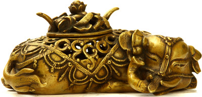 20% OFF on Exotic India Elephant Incense Burner Showpiece - 8.89 cm 20% OFF on Exotic India Elephant Incense Burner Showpiece - 8.89 cm