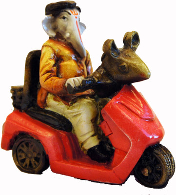 Satguru's Scooter Ganesh / 4.5Inch Showpiece - 12 cm Satguru's Scooter Ganesh / 4.5Inch Showpiece - 12 cm