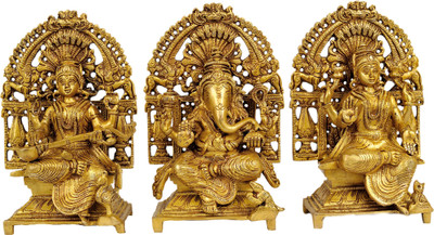 20% OFF on Exotic India Set of Three Statues Showpiece - 18 cm 20% OFF on Exotic India Set of Three Statues Showpiece - 18 cm