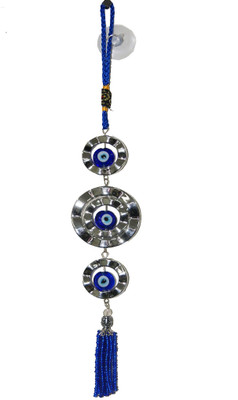 77% OFF on Divya Mantra Feng Shui Evil Eye Hanging With Three Rings Showpiece - 29 cm 77% OFF on Divya Mantra Feng Shui Evil Eye Hanging With Three Rings Showpiece - 29 cm
