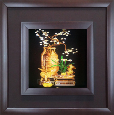 7% OFF on SAF Double Frame Showpiece - 30 cm