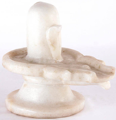 20% OFF on Exotic India White Shiva Linga Showpiece - 12.7 cm 20% OFF on Exotic India White Shiva Linga Showpiece - 12.7 cm