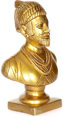 20% OFF on Exotic India Chhatrapati Shivaji Bust Showpiece - 15.24 cm